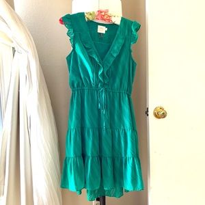 Beautiful Green Anthropologie Dress Four XSoldX